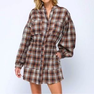 Plaid Mini Dress